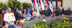 Acto del 38 aniversario de la Fuerza Aérea del Ejército de Nicaragua