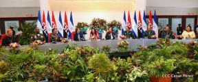Acto del 38 aniversario de fundación del Ejército de Nicaragua
