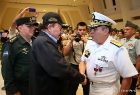 Acto del 38 aniversario de fundación del Ejército de Nicaragua