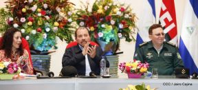 Acto del 38 aniversario de fundación del Ejército de Nicaragua