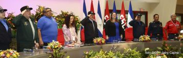Acto del 38 aniversario del Ministerio de Gobernación