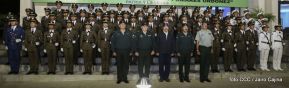 Acto de graduación de cadetes del Centro Superior de Estudios Militares “José Dolores Estrada Vado”