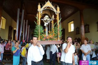 El Sauce celebra 290 años de la llega del Cristo Negro