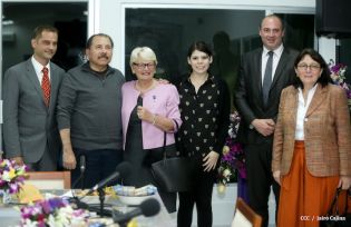Presidente Daniel recibe a ex Ministra de Cooperación de Luxemburgo