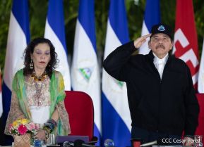 Toma de posesión del cargo de Comandante en Jefe del Ejército de Nicaragua