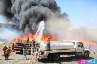 Incendio en La Chureca