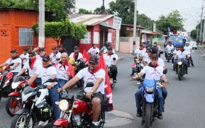 Caminatas y caravanas en toda Nicaragua en Fuerza de Victorias celebrando el 43/19