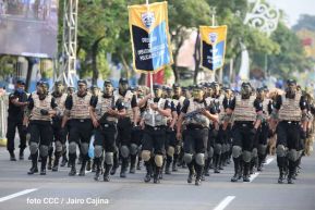 Desfile Policial "En Fuerzas de Victorias" desde la Avenida de Bolívar a Chávez