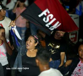 Fiesta de la Militancia Sandinista en la Plaza de Las Victorias