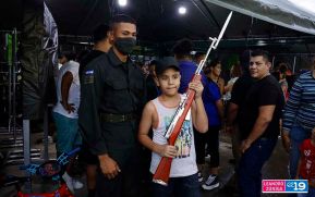Segundo día de la Exposición Estática del Ejército de Nicaragua