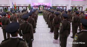 Acto de graduación de la Academia Militar del Ejército de Nicaragua