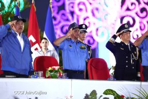 Conmemoración de los 45 años de fundación de la Policía Nacional y el Ministerio del Interior