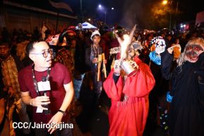Los Agüizotes se toman las calles y avenidas de Masaya 