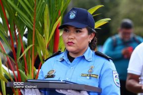 Juramentación de Policía Voluntaria en El Rama y Nueva Guinea