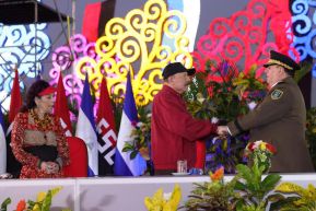 Juramentación del General Julio César Avilés Castillo como Jefe del Ejército de Nicaragua
