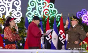 Juramentación del General Julio César Avilés Castillo como Jefe del Ejército de Nicaragua