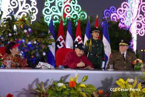 Juramentación del General Julio César Avilés Castillo como Jefe del Ejército de Nicaragua