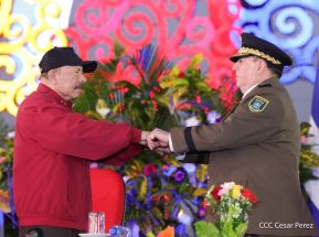 Juramentación del General Julio César Avilés Castillo como Jefe del Ejército de Nicaragua