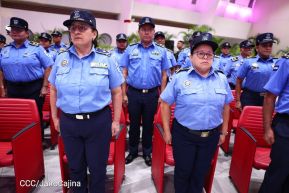 Acto de otorgamiento de los grados militares de Coronel General a mandos del Ejército de Nicaragua