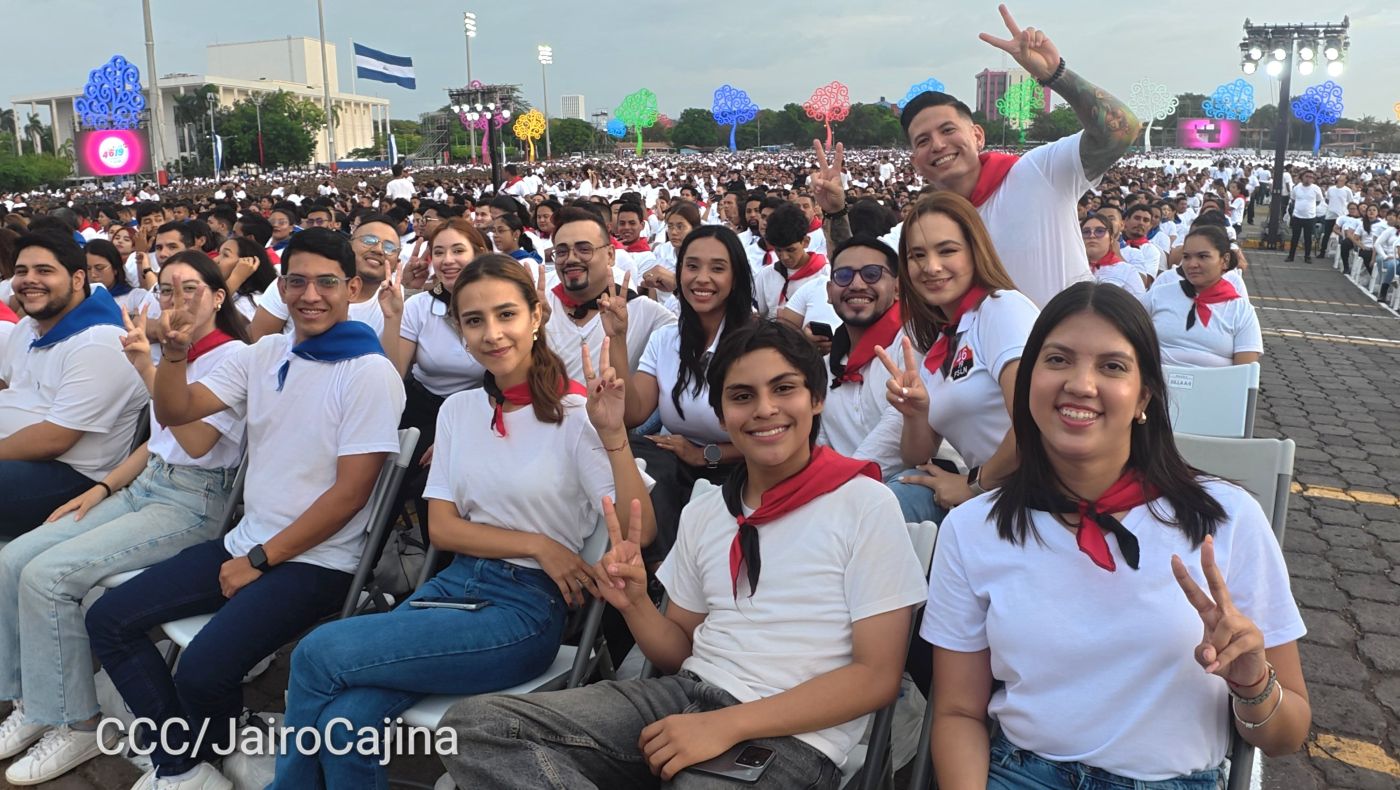 Celebración del 46 aniversario del triunfo de la Revolución Popular Sandinista