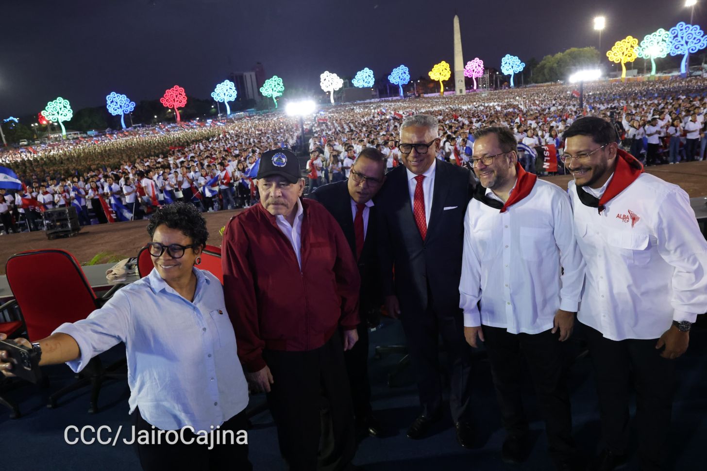 Celebración del 46 aniversario del triunfo de la Revolución Popular Sandinista