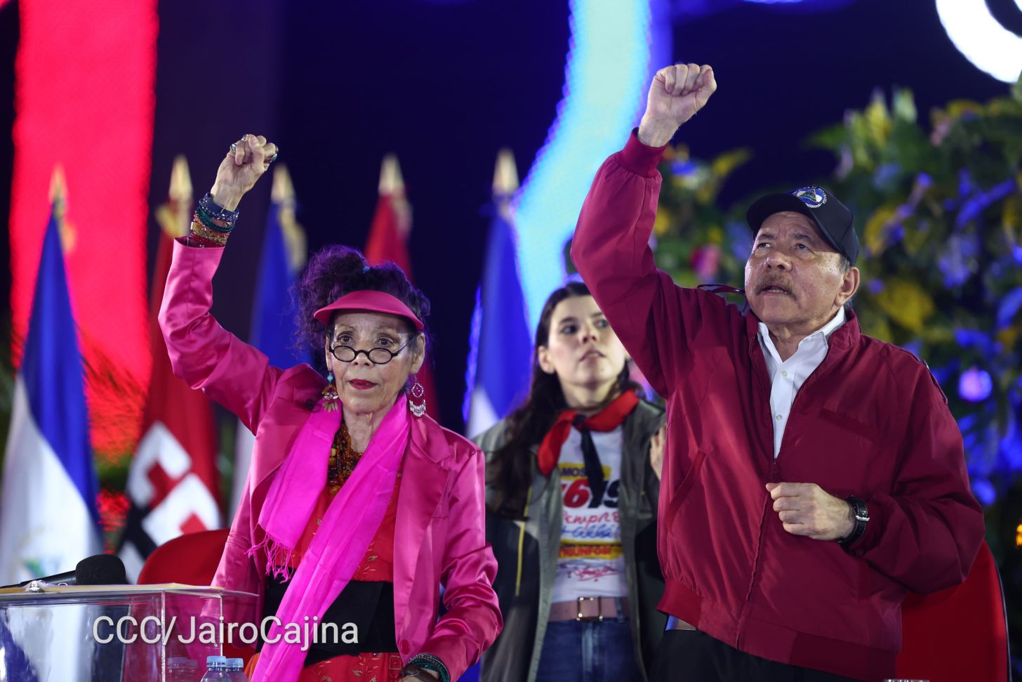 Celebración del 46 aniversario del triunfo de la Revolución Popular Sandinista