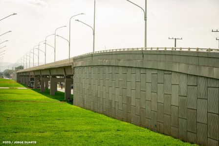 Entregamos a las familias nicaragüenses Paso a Desnivel Comandante Julio Buitrago Urroz