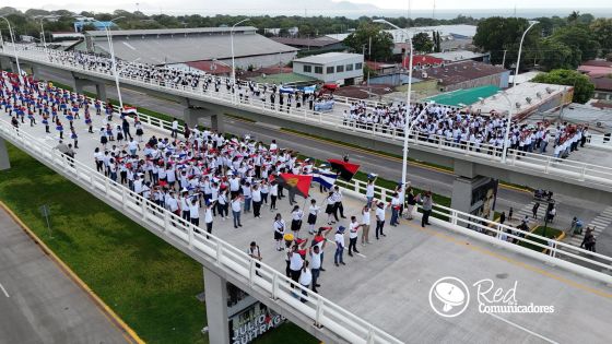 Entregamos a las familias nicaragüenses Paso a Desnivel Comandante Julio Buitrago Urroz