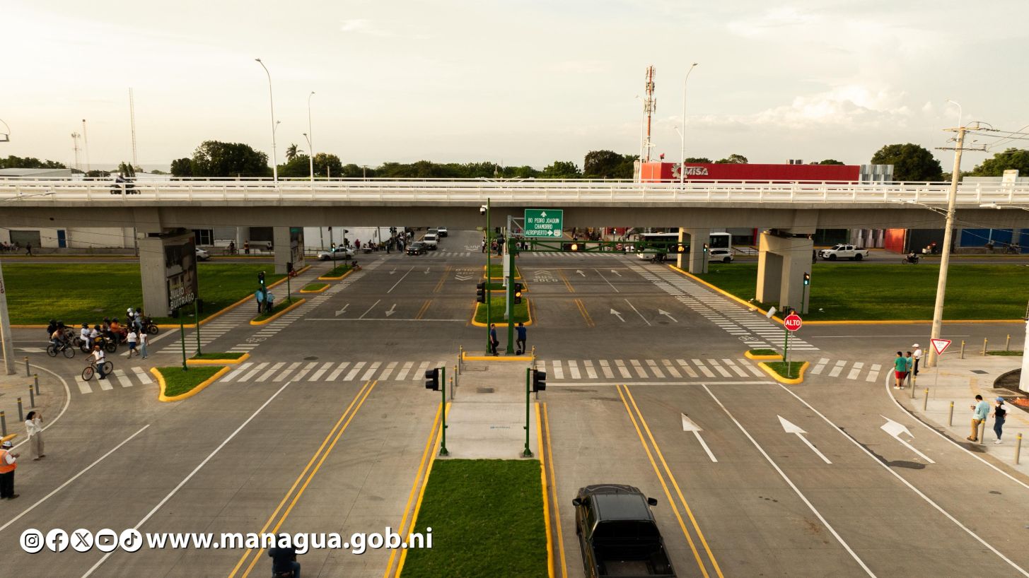 Entregamos a las familias nicaragüenses Paso a Desnivel Comandante Julio Buitrago Urroz