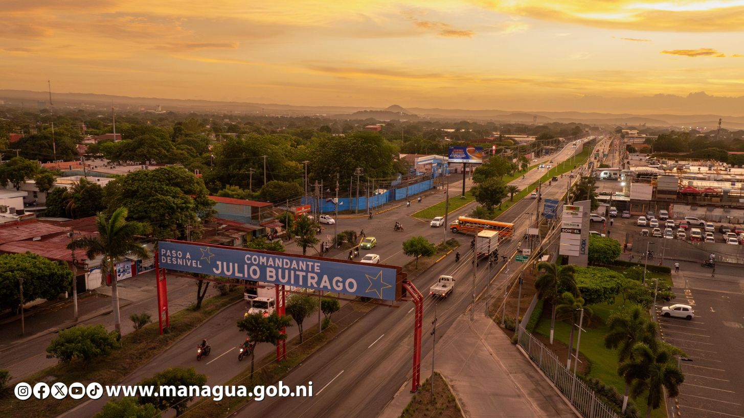 Entregamos a las familias nicaragüenses Paso a Desnivel Comandante Julio Buitrago Urroz