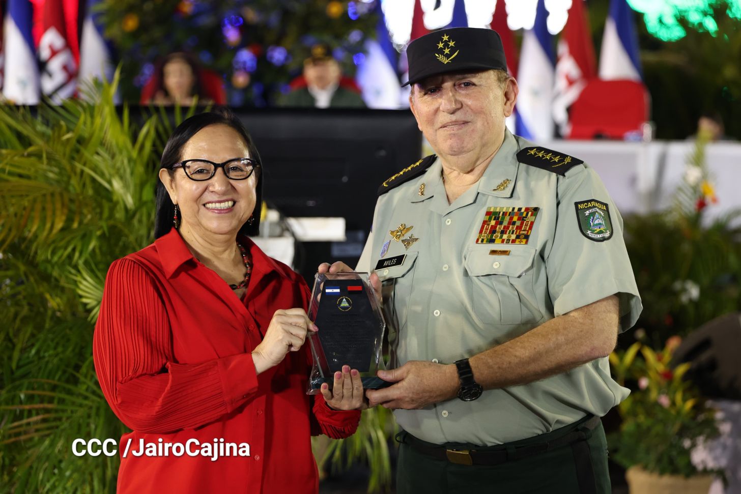 Acto central por los 46 años de fundación del Ejército de Nicaragua 