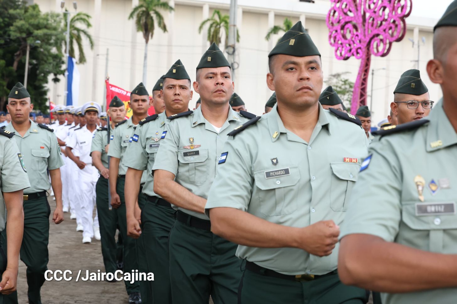 Acto central por los 46 años de fundación del Ejército de Nicaragua 