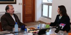 Presidente Daniel se reunió con vicepresidenta de la Cámara de Comercio de Estados Unidos