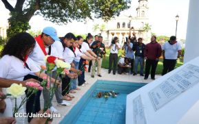 Conmemoración al Comandante Carlos Fonseca reúne a Juventud Sandinista y servidores públicos