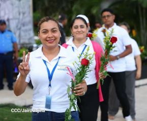 Conmemoración al Comandante Carlos Fonseca reúne a Juventud Sandinista y servidores públicos
