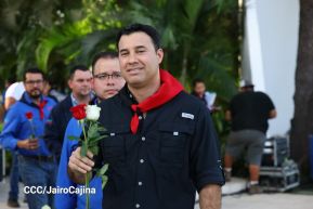 Conmemoración al Comandante Carlos Fonseca reúne a Juventud Sandinista y servidores públicos