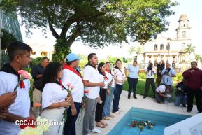 Conmemoración al Comandante Carlos Fonseca reúne a Juventud Sandinista y servidores públicos