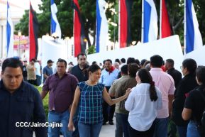 Conmemoración al Comandante Carlos Fonseca reúne a Juventud Sandinista y servidores públicos