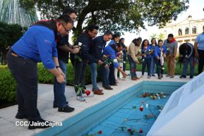 Conmemoración al Comandante Carlos Fonseca reúne a Juventud Sandinista y servidores públicos