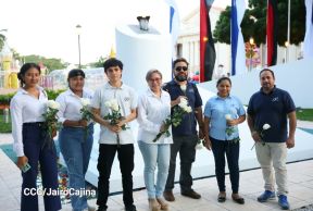 Conmemoración al Comandante Carlos Fonseca reúne a Juventud Sandinista y servidores públicos