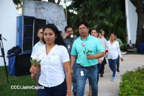 Conmemoración al Comandante Carlos Fonseca reúne a Juventud Sandinista y servidores públicos