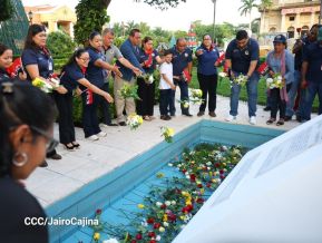 Conmemoración al Comandante Carlos Fonseca reúne a Juventud Sandinista y servidores públicos