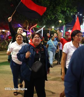 Conmemoración al Comandante Carlos Fonseca reúne a Juventud Sandinista y servidores públicos