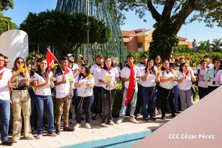 Conmemoración al Comandante Carlos Fonseca reúne a Juventud Sandinista y servidores públicos