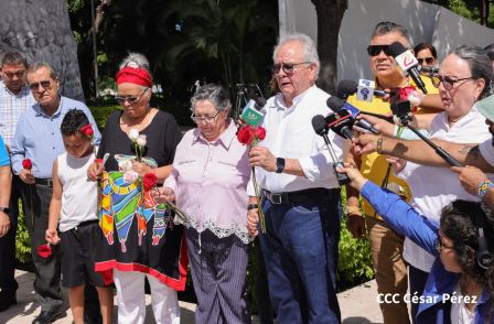 Conmemoración al Comandante Carlos Fonseca reúne a Juventud Sandinista y servidores públicos