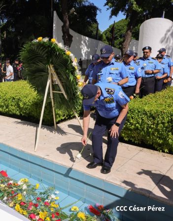 Conmemoración al Comandante Carlos Fonseca reúne a Juventud Sandinista y servidores públicos