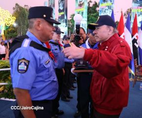 Acto oficial del 46 aniversario de fundación del Ministerio del Interior de la República de Nicaragua