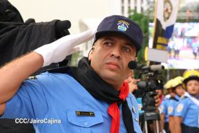 Acto oficial del 46 aniversario de fundación del Ministerio del Interior de la República de Nicaragua