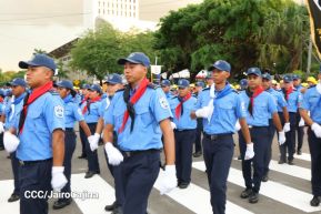 Acto oficial del 46 aniversario de fundación del Ministerio del Interior de la República de Nicaragua