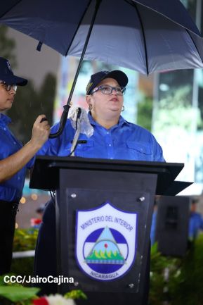 Acto oficial del 46 aniversario de fundación del Ministerio del Interior de la República de Nicaragua